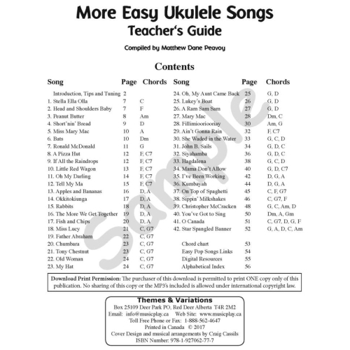Easy Country Ukulele Songs - MusicProfy