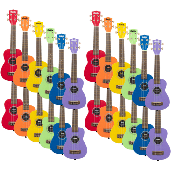 Kala Ukadelic Series Classroom Sets of 10, 20, 25, or 30