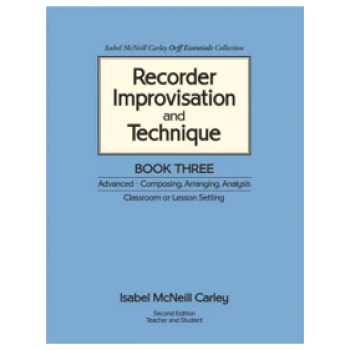 BTP003 Recorder Improvisation and Technique, Book 3