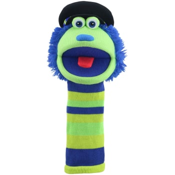 PC007045   Bobby Eco Knitted Puppet