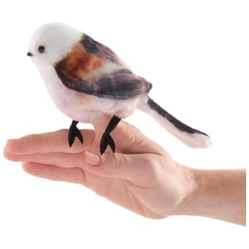 FM8018 Mini Long-tailed Tit Finger Puppet