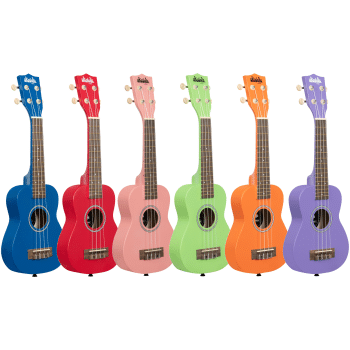 Kala Ukadelic Series Soprano Ukuleles